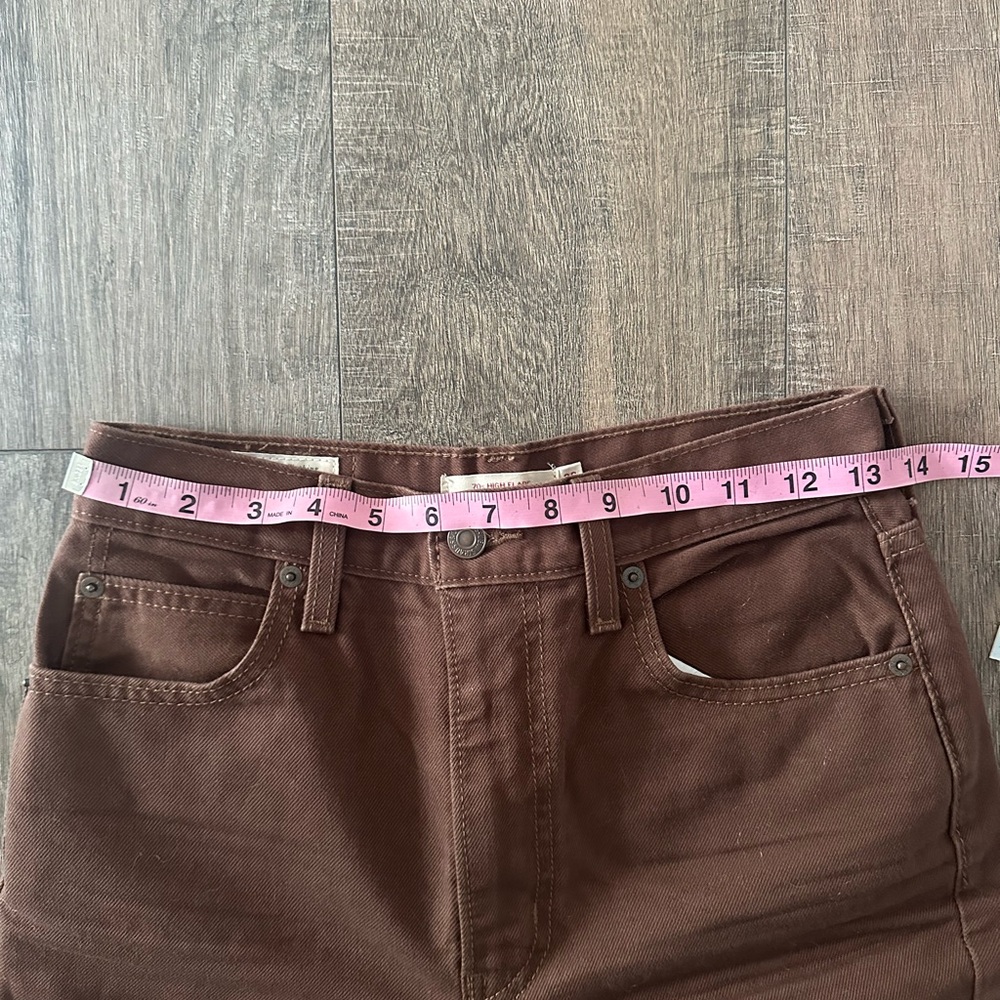 70'S MOVIN’ ON HIGH RISE FLARE JEANS - Picture 5 of 5